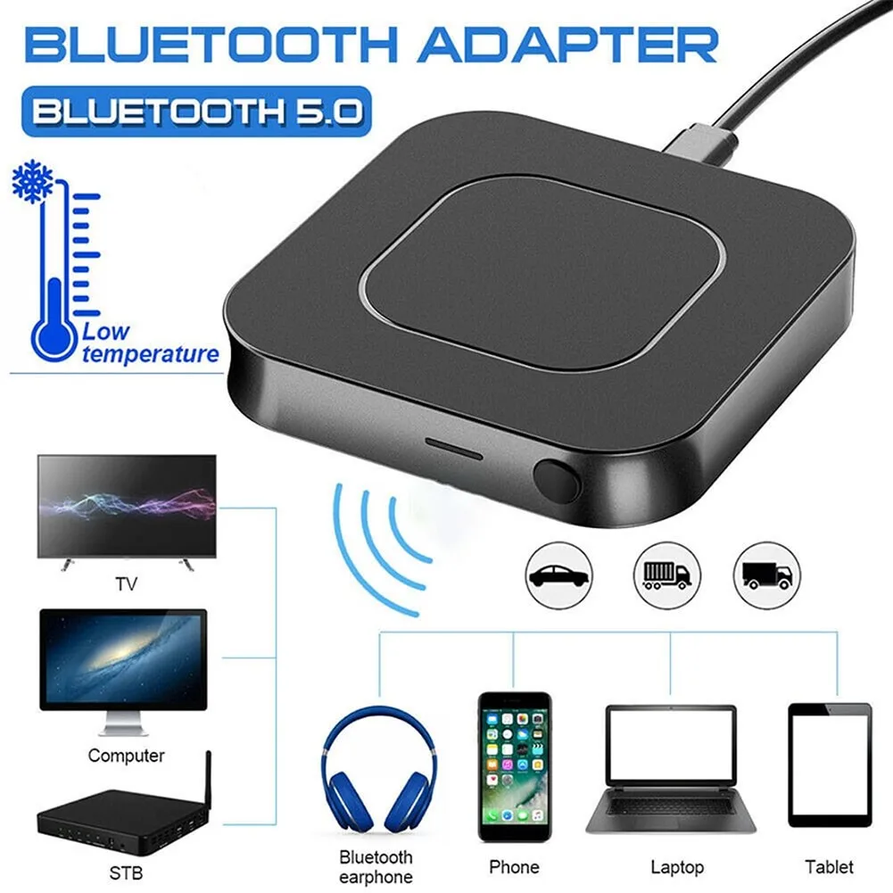Bluetooth 2-in-1 5.0 Audio Receiver Transmitter AUX RCA 3.5MM 3.5 Jack USB Wireless For Car TV PC Speaker Laptop MP3/CD Player
Bluetooth 2-in-1 5.0 Audio Receiver Transmitter AUX RCA 3.5MM 3.5 Jack USB Wireless For Car TV PC Speaker Laptop MP3/CD Player
