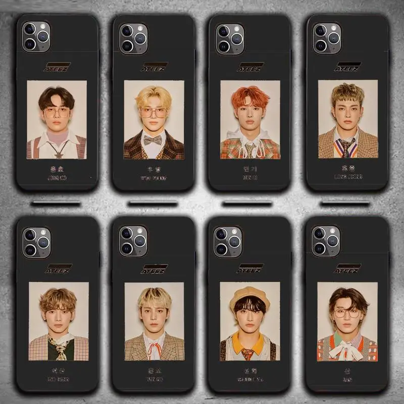 South Korean Boys Team ateez Phone Case for iPhone 7 8 11 12 Pro X XS XR Samsung A S 10 20 30 51 Plus pro Max mobile bags
South Korean Boys Team ateez Phone Case for iPhone 7 8 11 12 Pro X XS XR Samsung A S 10 20 30 51 Plus pro Max mobile bags