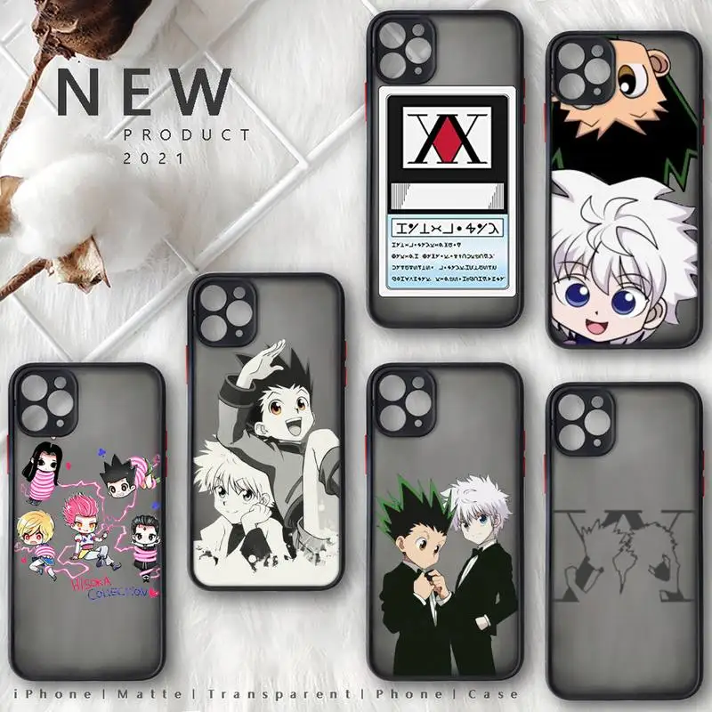 Hunter X hunter Phone Case black matte transparent For iPhone 7 8 x xs xr 11 12 pro plus mini max Clear Funda
Hunter X hunter Phone Case black matte transparent For iPhone 7 8 x xs xr 11 12 pro plus mini max Clear Funda