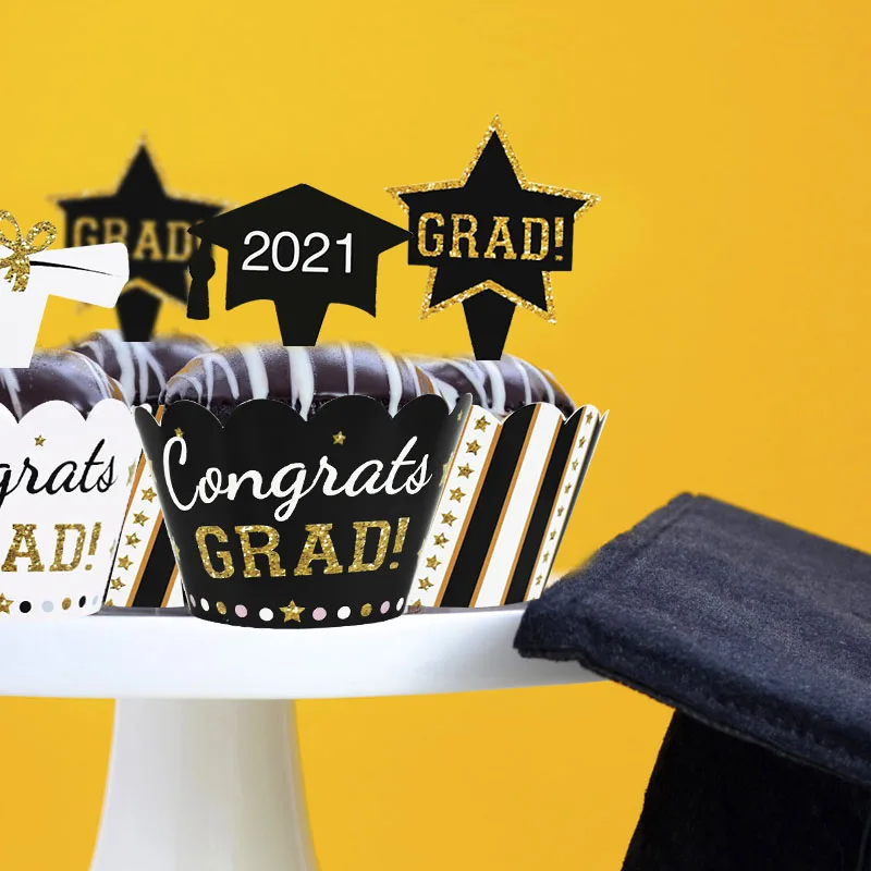 2021 Graduation Party Cake Decoration Paper Cupcake Topper Celebrate Graduation Party Cake Decoration Class for 2021
2021 Graduation Party Cake Decoration Paper Cupcake Topper Celebrate Graduation Party Cake Decoration Class for 2021