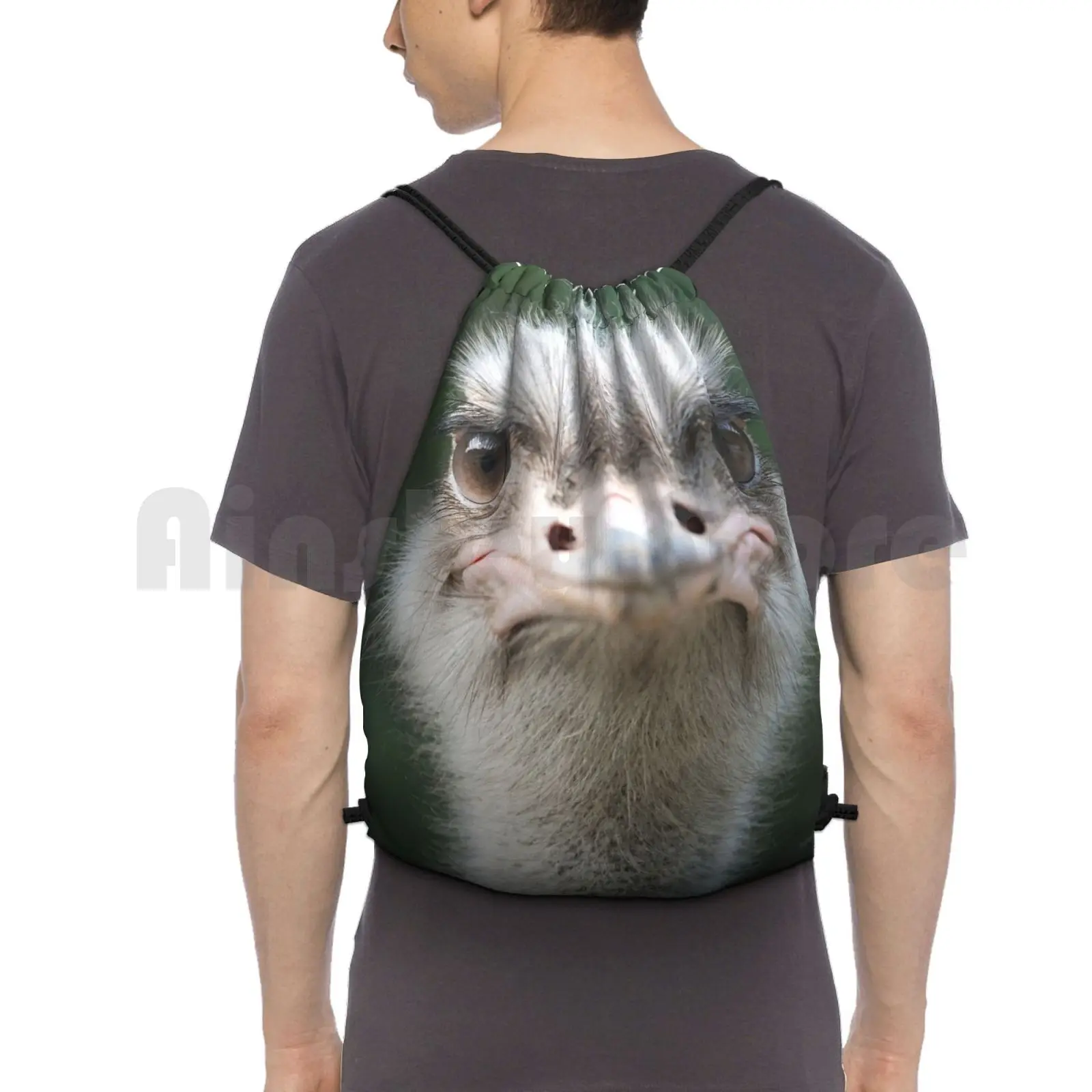 Ostrich Backpack Drawstring Bags Gym Bag Waterproof Ostrich Struthio Birds Ratites Ratite Birds Realistic Real Natural
Ostrich Backpack Drawstring Bags Gym Bag Waterproof Ostrich Struthio Birds Ratites Ratite Birds Realistic Real Natural