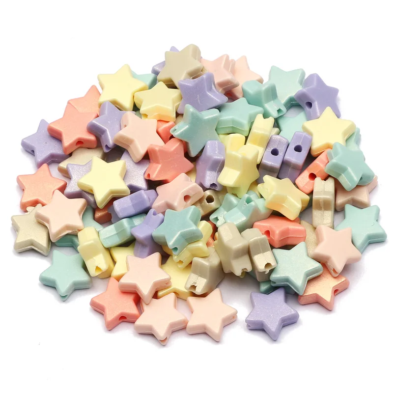 50/100Pcs Colorful Acrylic Five-Pointed Star Spacer Beads For Jewelry Making DIY Handmade Necklace Bracelet Keychain Loose Beads
50/100Pcs Colorful Acrylic Five-Pointed Star Spacer Beads For Jewelry Making DIY Handmade Necklace Bracelet Keychain Loose Beads