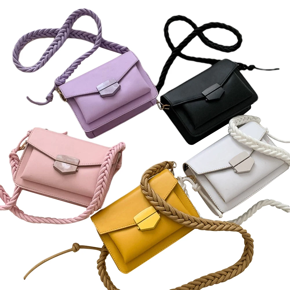 Женские маленькие сумки через плечо, модные однотонные кожаные сумки через плечо с плетеным ремешком
Женские маленькие сумки через плечо, модные однотонные кожаные сумки через плечо с плетеным ремешком