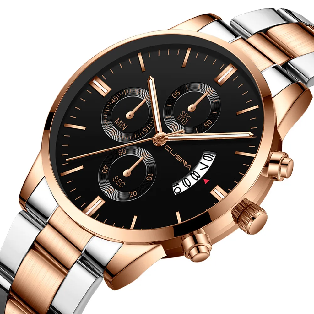 Watches Men Stainless Steel Luxury Calendar Quartz Wrist Watches Business Casual Watch for Man Clock Relogio Masculino @5
Watches Men Stainless Steel Luxury Calendar Quartz Wrist Watches Business Casual Watch for Man Clock Relogio Masculino @5