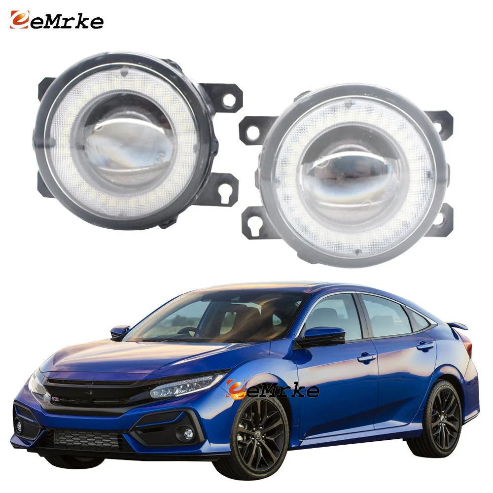 2 Pieces Car Lens LED Fog Lights Assembly Angel Eye DRL Daytime Runinng Light Lamp for Honda Civic Si Sedan FC 2020
2 Pieces Car Lens LED Fog Lights Assembly Angel Eye DRL Daytime Runinng Light Lamp for Honda Civic Si Sedan FC 2020