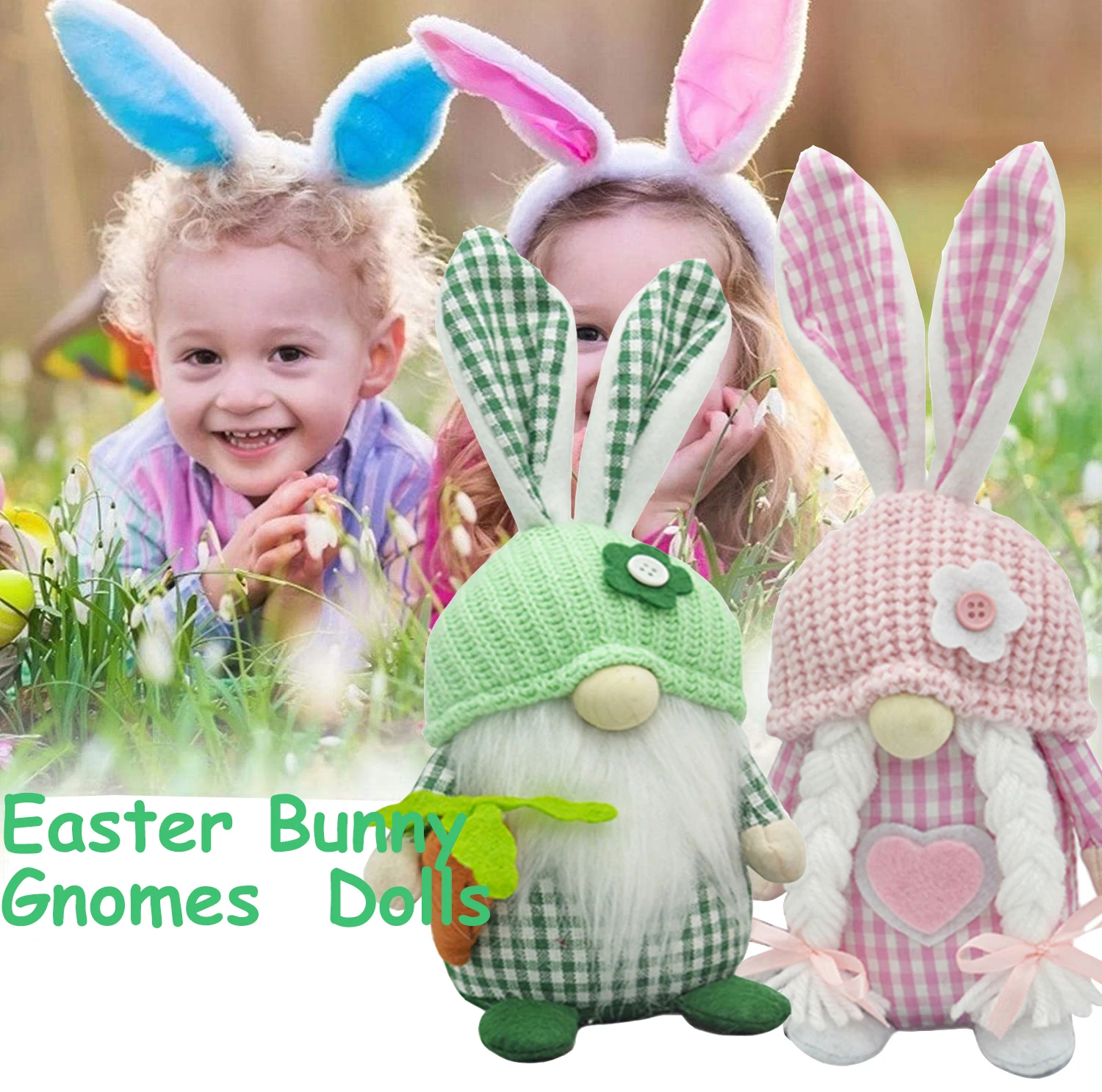 2pcs Easter Bunny Gnome Faceless Plush Dwarf Rabbit Doll Home Decoration Easter Festival Party Tabletop Ornament Kids Gift Toy
2pcs Easter Bunny Gnome Faceless Plush Dwarf Rabbit Doll Home Decoration Easter Festival Party Tabletop Ornament Kids Gift Toy