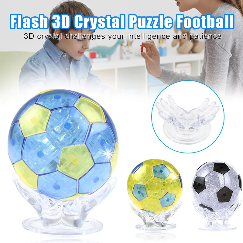 3D Кристалл Головоломка футбольная сборка игрушка DIY строительные блоки Футбол детские развивающие игрушки AN88
3D Кристалл Головоломка футбольная сборка игрушка DIY строительные блоки Футбол детские развивающие игрушки AN88