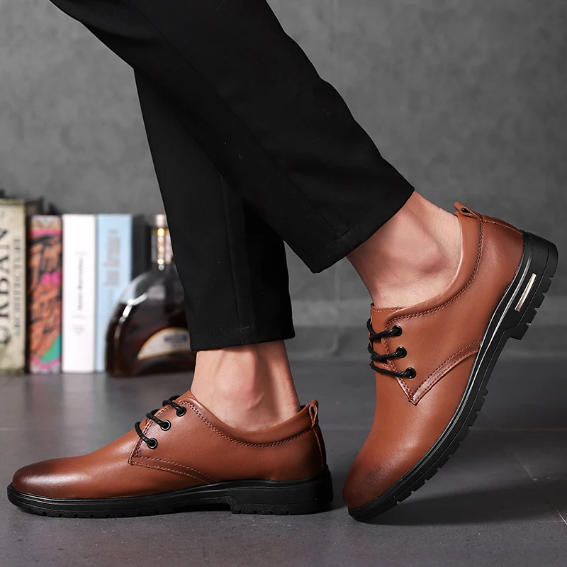 Fashion Men Casual Shoes Sapatos Casual Men Black Shoes Sapato Masculino Zapatos Casuales Para Hombre Spring Leather Breathable
Fashion Men Casual Shoes Sapatos Casual Men Black Shoes Sapato Masculino Zapatos Casuales Para Hombre Spring Leather Breathable