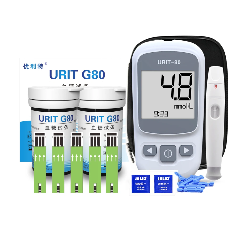 URIT G80 Blood Glucose Test Strips Lancets Alcohol cotton flakes Medical Health Care Diabetes Pregnant for Blood Glucose meter
URIT G80 Blood Glucose Test Strips Lancets Alcohol cotton flakes Medical Health Care Diabetes Pregnant for Blood Glucose meter