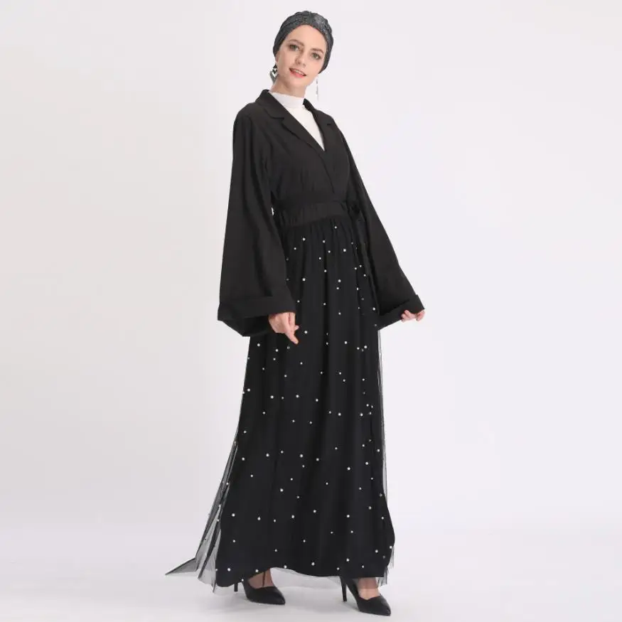 Фото Модный длинный хиджаб Рамадан мусульманское платье женское - купить
