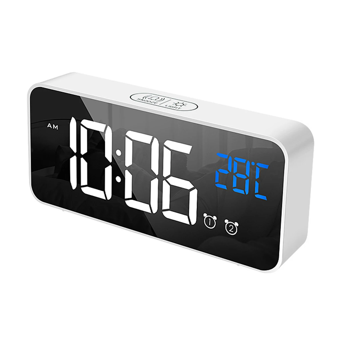 Multi-function Digital Alarm Clock with 13 Ringtone 2 Alarm Setting Temperature Display 4 Level Brightness
Multi-function Digital Alarm Clock with 13 Ringtone 2 Alarm Setting Temperature Display 4 Level Brightness