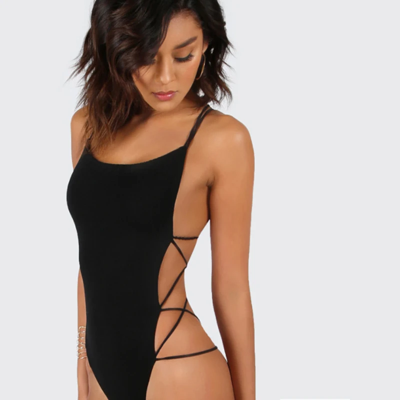 Strappy Backless Sexy Bodysuit Women Black Sleeveless Summer Beach Jumpsuit Women Slim Camis Bodysuit
Strappy Backless Sexy Bodysuit Women Black Sleeveless Summer Beach Jumpsuit Women Slim Camis Bodysuit