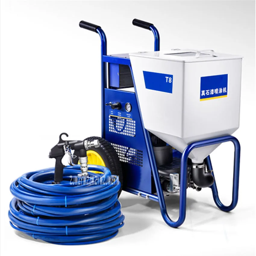 T8 Electric Real Stone Paint Spraying Machine Cement Grouting Spraying Machine Industrial Putty Paint Spraying Machine 220V/50Hz
T8 Electric Real Stone Paint Spraying Machine Cement Grouting Spraying Machine Industrial Putty Paint Spraying Machine 220V/50Hz