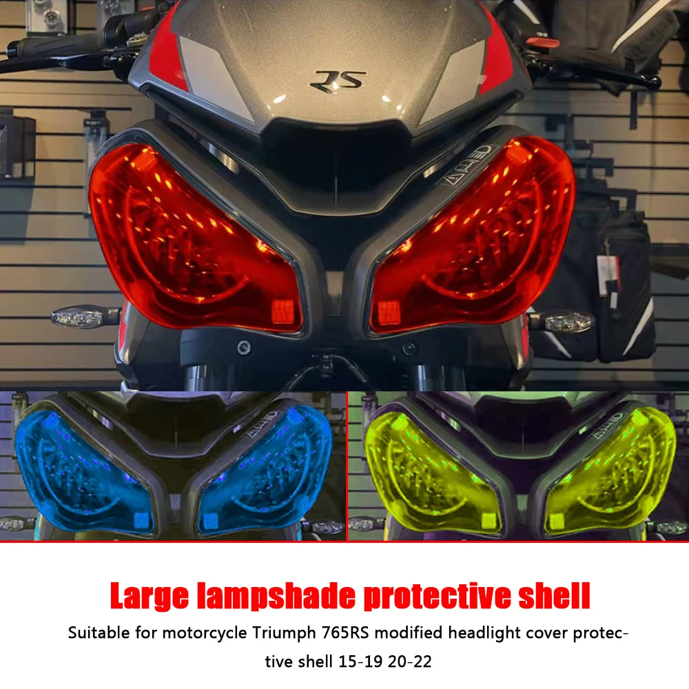 For Triumph 765RS/R Front Headlight Screen Guard Lens Cover Shield Protector 765 RS 765 R Headlight Guard Lens Cover 2017-2022
For Triumph 765RS/R Front Headlight Screen Guard Lens Cover Shield Protector 765 RS 765 R Headlight Guard Lens Cover 2017-2022