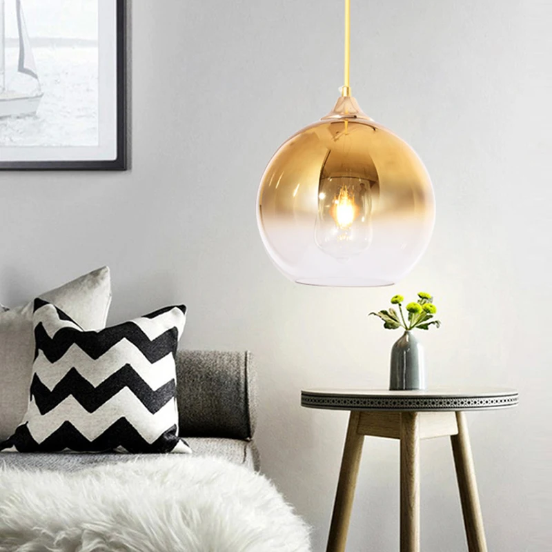 Modern Electroplating Glass Spherical Pendant Lights E27 Geometric Led Pendant Lamp Hotel Hall Parlor Bedrooms Hanging Lamp 
Modern Electroplating Glass Spherical Pendant Lights E27 Geometric Led Pendant Lamp Hotel Hall Parlor Bedrooms Hanging Lamp