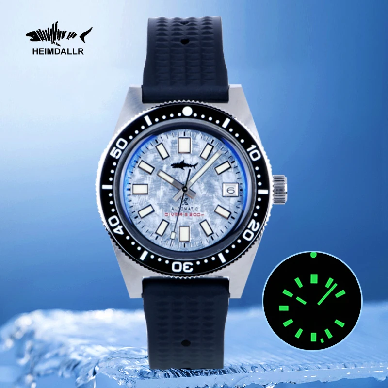 HEIMDALLR Watch Automatic Diver Watch 200m NH35A Mechanical Wristwatch 62MAS Watches for Men C3 SuperLuminous 2021 New Arrival
HEIMDALLR Watch Automatic Diver Watch 200m NH35A Mechanical Wristwatch 62MAS Watches for Men C3 SuperLuminous 2021 New Arrival
