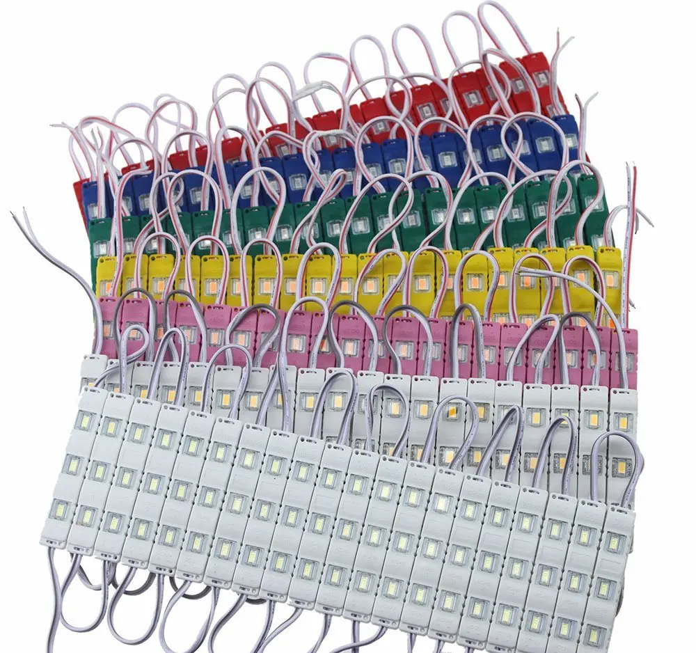 Free shipping 100 pcs Super Bright 5630 LED Module SMD 3LEDS Red blue green Light Waterproof 12V
Free shipping 100 pcs Super Bright 5630 LED Module SMD 3LEDS Red blue green Light Waterproof 12V