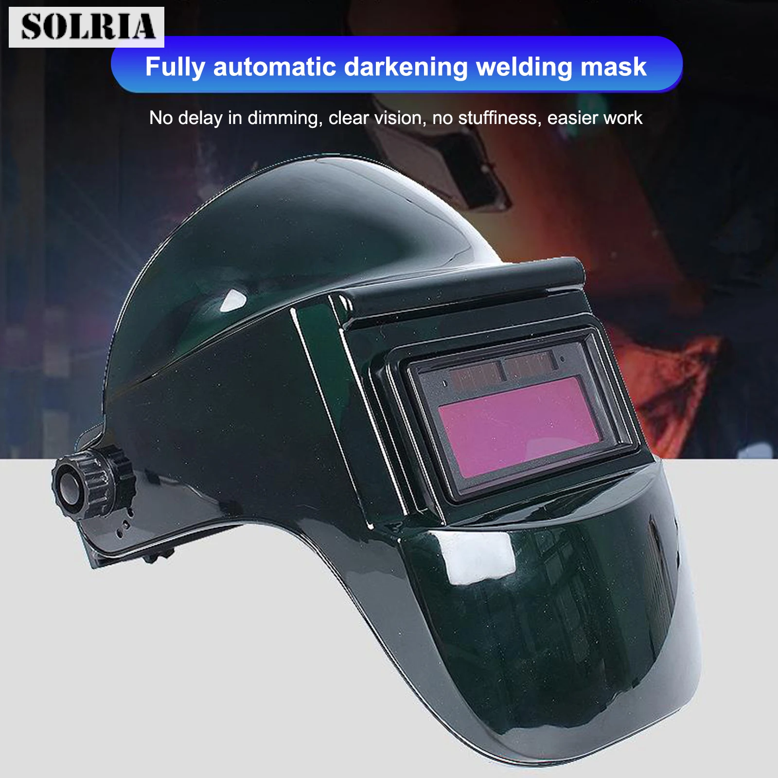 

Welding Mask Head-wearing Light Argon arc Welder Hat Special Automatic Darkening Glasses Anti-baking Face Protective Headgear