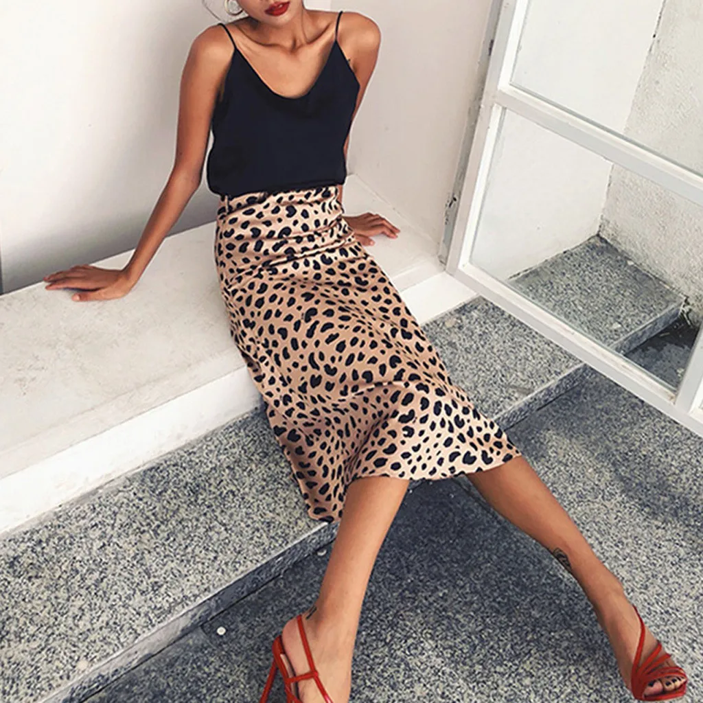 Women's skirt Fashion Leopard Print High Waist Skort Summer Ladies Causal Slim A-Line Medium-Length Skirt shorts бка-оѬ
Women's skirt Fashion Leopard Print High Waist Skort Summer Ladies Causal Slim A-Line Medium-Length Skirt shorts бка-оѬ
