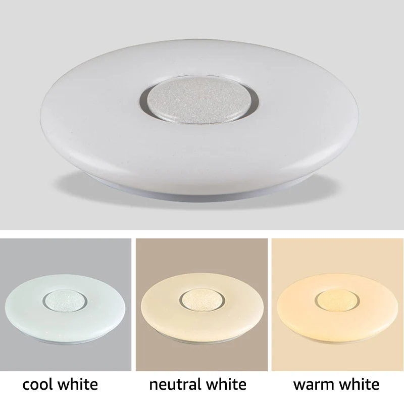 Modern Simple Design 51cm Dimmable 72W LED Ceiling Lamps For Living Room Bedroom Balcony Metal And Acrylic Light Fixture
Modern Simple Design 51cm Dimmable 72W LED Ceiling Lamps For Living Room Bedroom Balcony Metal And Acrylic Light Fixture