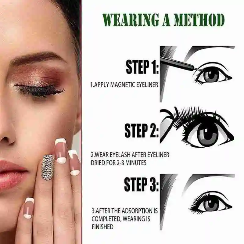 3D Simulation Eyeliner Magnetic Beauty Set Magnet False Eyelashes Glue Free Tweezers Makeup Tools
3D Simulation Eyeliner Magnetic Beauty Set Magnet False Eyelashes Glue Free Tweezers Makeup Tools