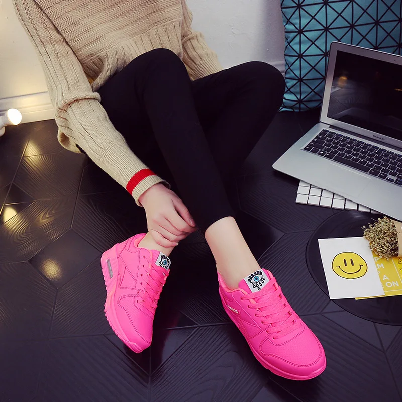 Womens Shoes New Autumn Breathable Lace-up Graffiti Sneakers Fashion Air Cushion Platform Shoes Woman Vulcanize Shoes
Womens Shoes New Autumn Breathable Lace-up Graffiti Sneakers Fashion Air Cushion Platform Shoes Woman Vulcanize Shoes