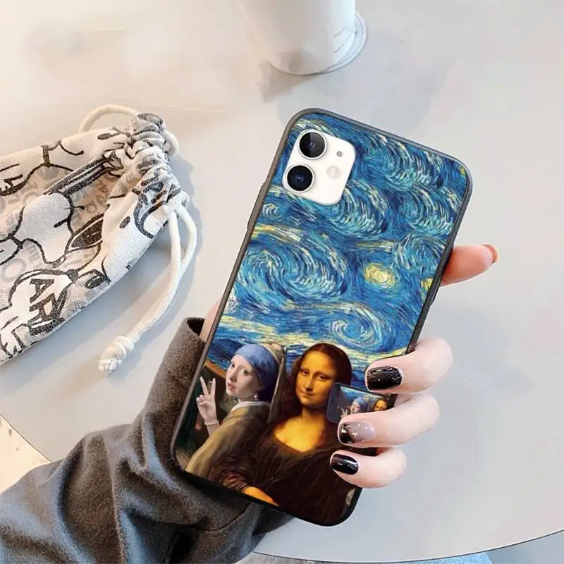 art aesthetic van Gogh Mona Lisa Phone Case for iPhone 11 12 mini pro XS MAX 8 7 6 6S Plus X 5S SE 2020 XR
art aesthetic van Gogh Mona Lisa Phone Case for iPhone 11 12 mini pro XS MAX 8 7 6 6S Plus X 5S SE 2020 XR