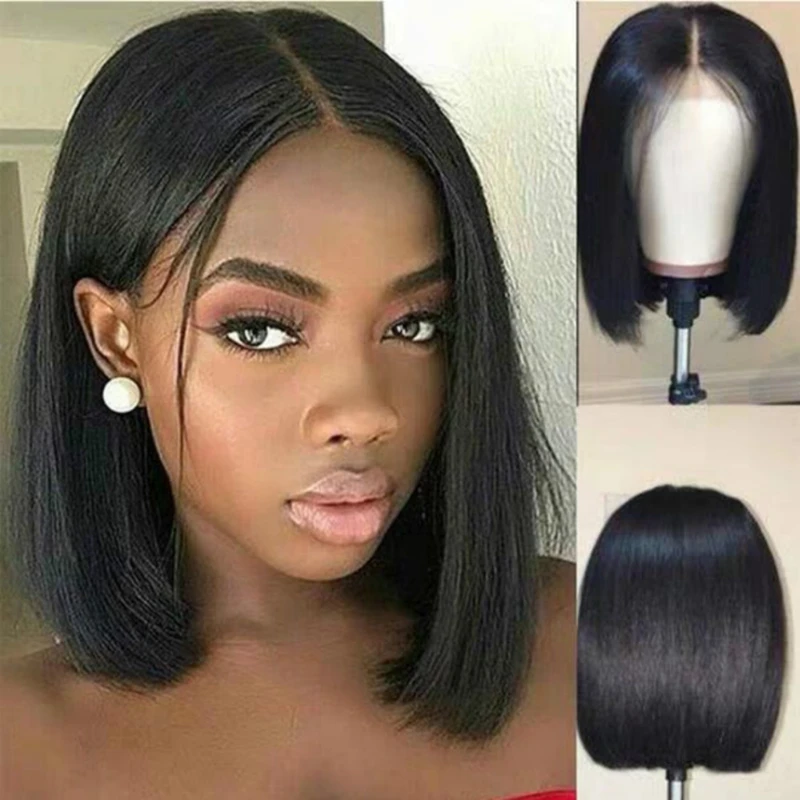 Short Straight Hair Black Color Synthetic Wigs for Fahison Women Natural Black Lace Front Wigs Short Bob Natural Soft Daily Use
Short Straight Hair Black Color Synthetic Wigs for Fahison Women Natural Black Lace Front Wigs Short Bob Natural Soft Daily Use