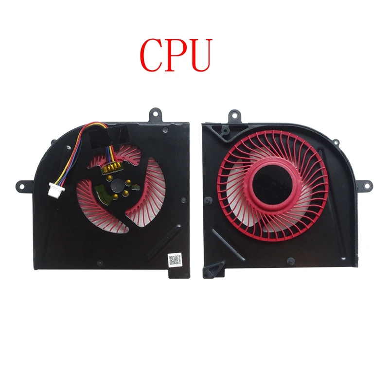 New Laptop cpu cooling fan for MSI GS73 GS73VR MS-17B1 GS63VR GS63 Stealth Pro CPU BS5005HS-U2F1 GPU BS5005HS-U2L1 COOLER
New Laptop cpu cooling fan for MSI GS73 GS73VR MS-17B1 GS63VR GS63 Stealth Pro CPU BS5005HS-U2F1 GPU BS5005HS-U2L1 COOLER