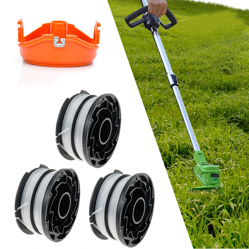 1pcs Strimmer Spool Cover + 3*Spool and Line for Black & Decker GL315 GL350 GL650 String Trimmer Garden Supplies Accessories New
1pcs Strimmer Spool Cover + 3*Spool and Line for Black & Decker GL315 GL350 GL650 String Trimmer Garden Supplies Accessories New