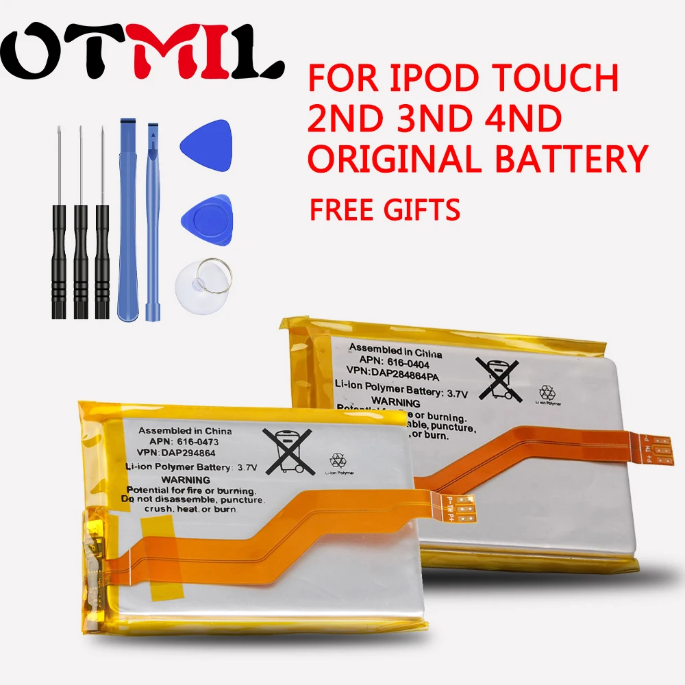 Оригинальный аккумулятор для iPod Touch 2 2nd 3 3nd 4 4nd с датчиком температуры nd