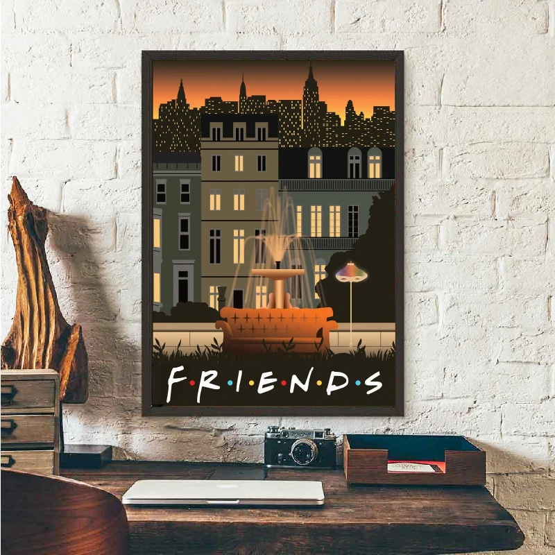 Classic Posters Friends TV Show and Prints Landsape Art Decorative Picture Canvas Painting For Living Room Home Wall Decoration
Classic Posters Friends TV Show and Prints Landsape Art Decorative Picture Canvas Painting For Living Room Home Wall Decoration