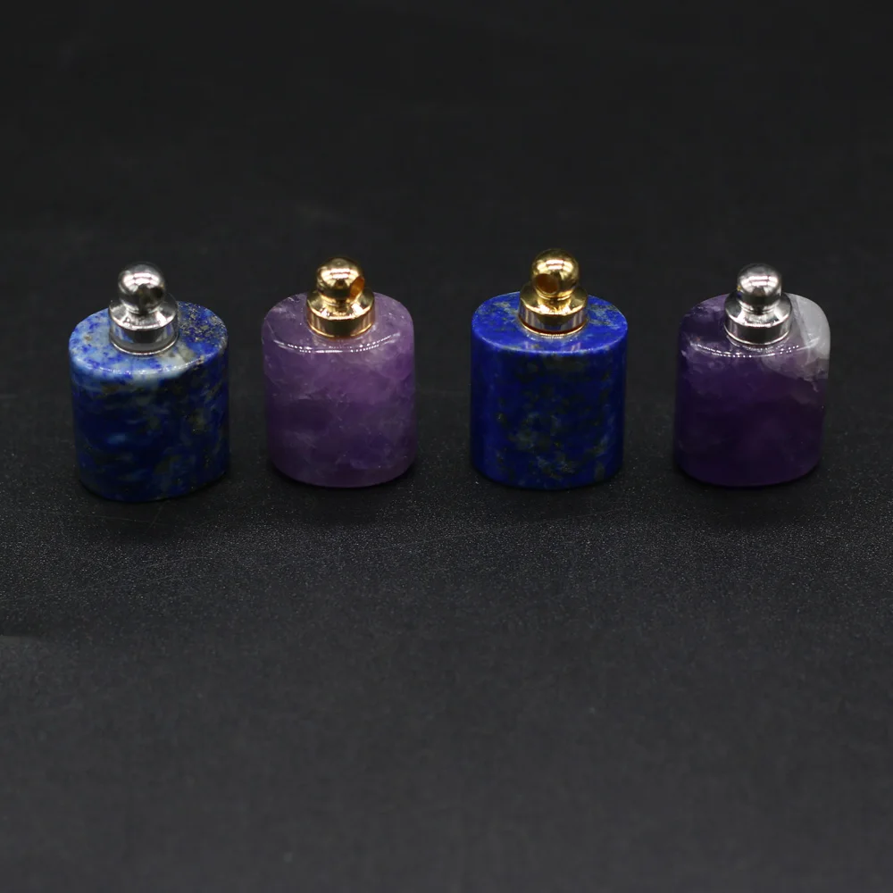 Natural Stone Pendant Perfume Bottle Rectangle for DIY Necklace Gentle Romantic Fashion Jewelry 18x30mm
Natural Stone Pendant Perfume Bottle Rectangle for DIY Necklace Gentle Romantic Fashion Jewelry 18x30mm