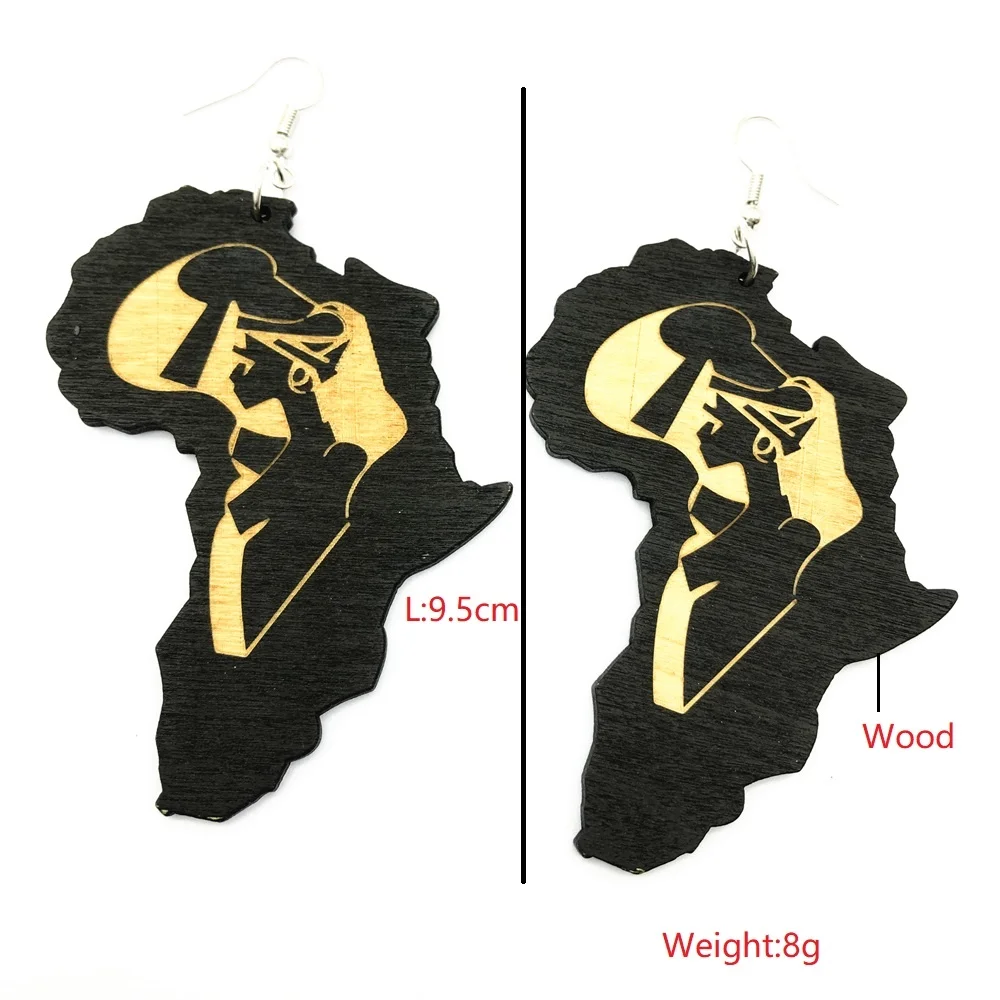 african earrings women black jewelry Continental earrings, map earrings, wooden earringsTASSEL earringsNational Style
african earrings women black jewelry Continental earrings, map earrings, wooden earringsTASSEL earringsNational Style