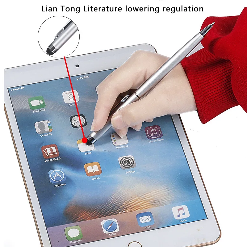 Мобильный телефон сенсорный экран Высокая точность емкостная ручка ipad планшет компьютер универсальный двойной сенсорный стилус ручка для ...
Мобильный телефон сенсорный экран Высокая точность емкостная ручка ipad планшет компьютер универсальный двойной сенсорный стилус ручка для ...