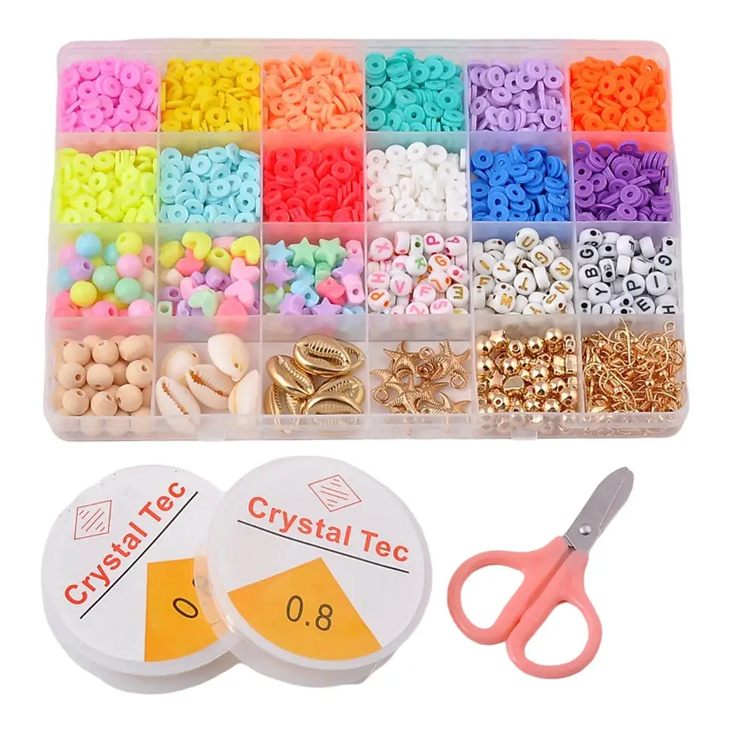 Color Mixed Beads Polymer Clay Charms for DIY Jewelry Making Hair Clip Accessories
Color Mixed Beads Polymer Clay Charms for DIY Jewelry Making Hair Clip Accessories