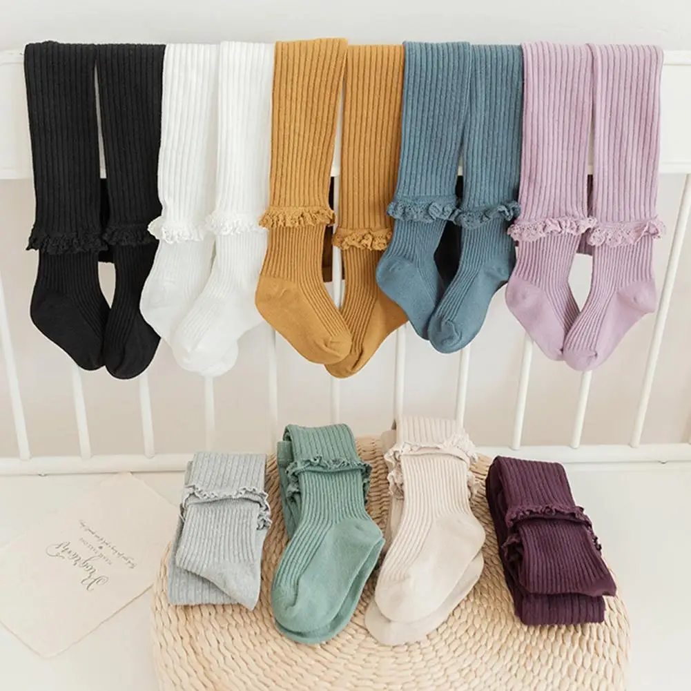 2021 Autumn Winter Elegant Sweet Girls Pantyhose Cotton Lace Cuff Kids Tights For Girl Clothes Toddler Stocking Children Pant
2021 Autumn Winter Elegant Sweet Girls Pantyhose Cotton Lace Cuff Kids Tights For Girl Clothes Toddler Stocking Children Pant