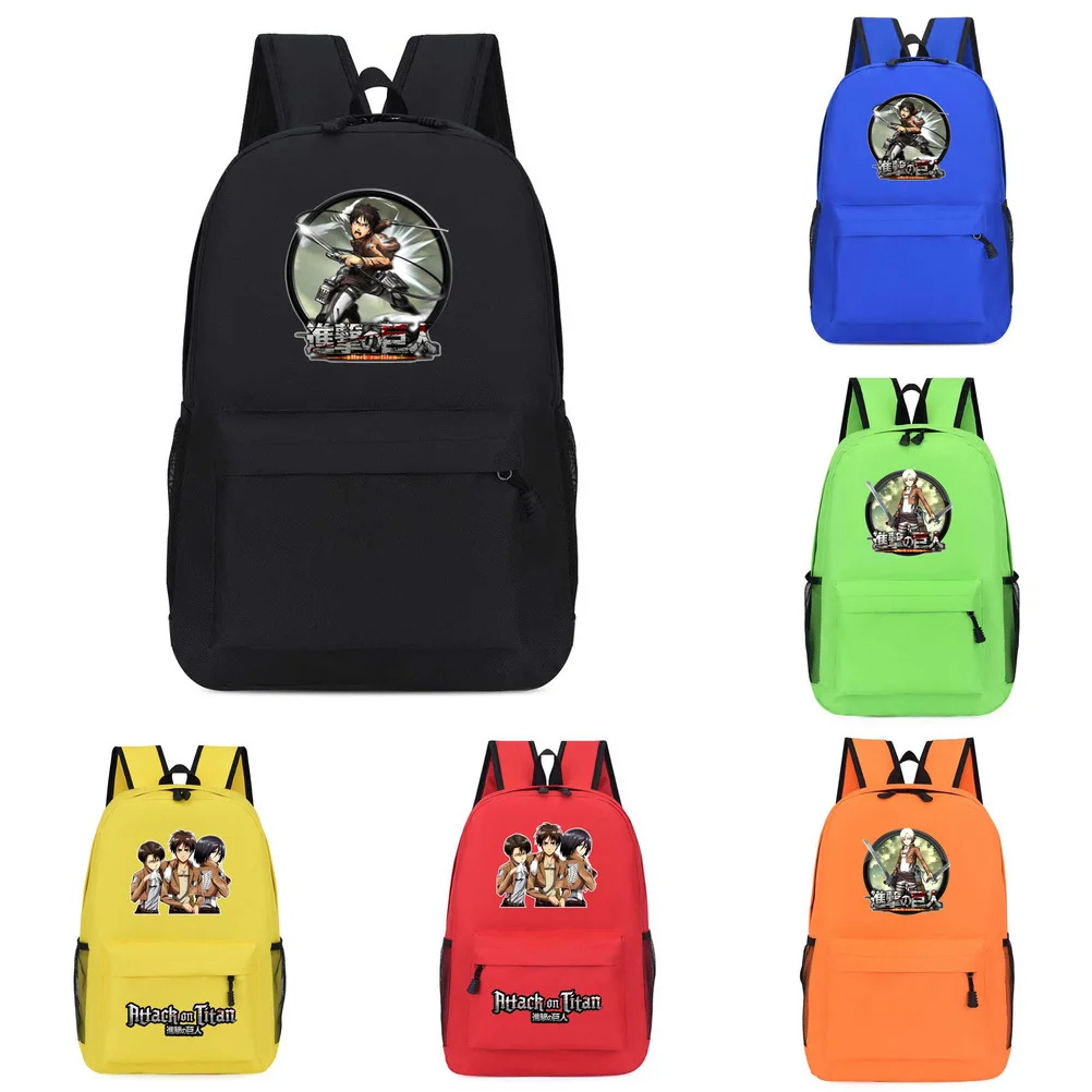 Anime Attack On Titan Backpack Kids Boys Girls School Backpacks Men Women New Pattern Laptop Bags Students Book Rucksack 
Anime Attack On Titan Backpack Kids Boys Girls School Backpacks Men Women New Pattern Laptop Bags Students Book Rucksack