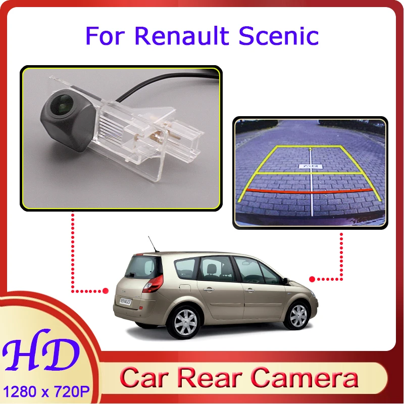 Автомобильная камера заднего вида «рыбий глаз» для Renault Scenic 2 II 3 III 2003 ~ 2016, HD камера заднего вида с функцией ночного видения 720P
Автомобильная камера заднего вида «рыбий глаз» для Renault Scenic 2 II 3 III 2003 ~ 2016, HD камера заднего вида с функцией ночного видения 720P