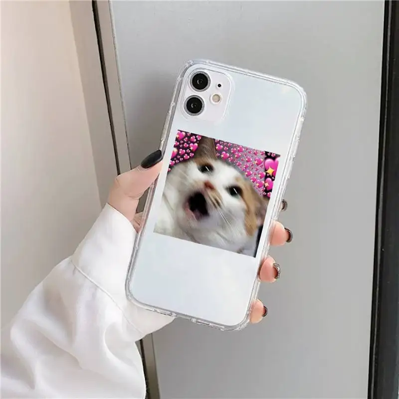 Cute animal cat art design Phone Case Transparent for iPhone 11 12 mini pro XS MAX 8 7 6 6S Plus X 5S SE 2020 XR
Cute animal cat art design Phone Case Transparent for iPhone 11 12 mini pro XS MAX 8 7 6 6S Plus X 5S SE 2020 XR