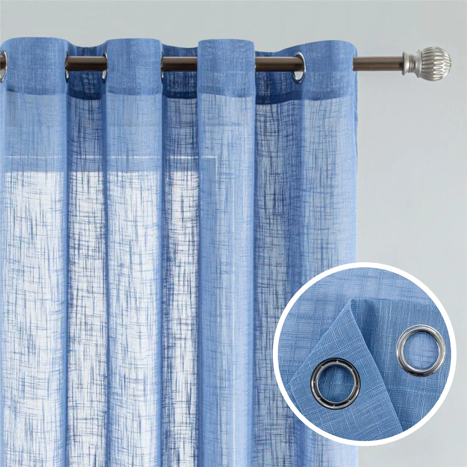 Linen Sheer Curtains for Living Room Bedroom Window Decoration Solid Color Cotton and Linen Tulle Curtains White
Linen Sheer Curtains for Living Room Bedroom Window Decoration Solid Color Cotton and Linen Tulle Curtains White