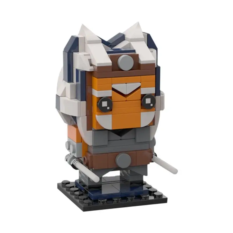 MOC Space Wars Brickheadz-Wicket Building Blocks Samurai Heroines Model Ahsoka Tano DIY Assembly Education Toy Children Gift
MOC Space Wars Brickheadz-Wicket Building Blocks Samurai Heroines Model Ahsoka Tano DIY Assembly Education Toy Children Gift