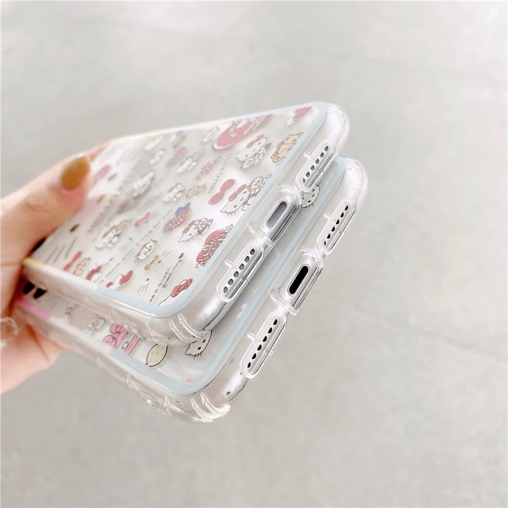 For Iphone 12 Pro Max Case 11Promax Mini X XR XS 7 8 Plus Cute Kitty Transparent Etui Phone Anti Knock Fitted Funda Coque
For Iphone 12 Pro Max Case 11Promax Mini X XR XS 7 8 Plus Cute Kitty Transparent Etui Phone Anti Knock Fitted Funda Coque
