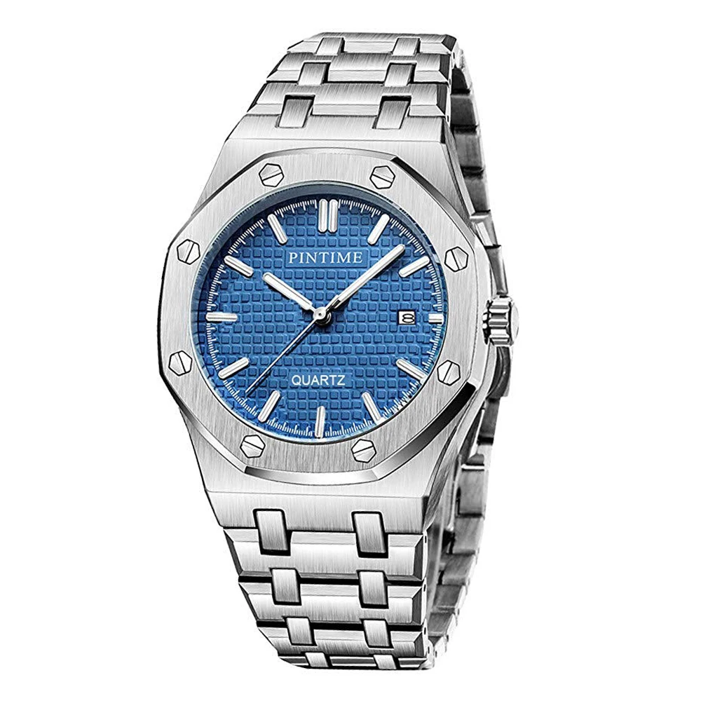 PINTIME Full Steel Business Mens Watches Top Brand Luxury Quartz Watch Men Military Wristwatch Relogio Masculino Erkek Kol Saati
PINTIME Full Steel Business Mens Watches Top Brand Luxury Quartz Watch Men Military Wristwatch Relogio Masculino Erkek Kol Saati