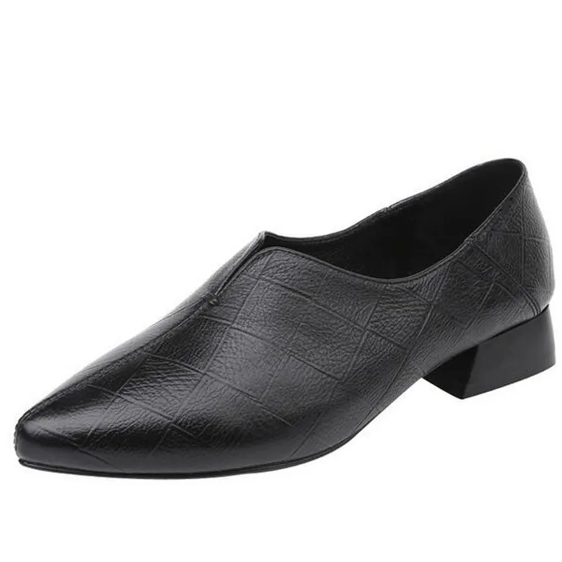 Soft Top Cowhide Pointed Shoes Deep Mouth Leather Shoes 2022 New Spring Low Heel Shoe Fashion Comfort Large Size 43 Women Shoes
Soft Top Cowhide Pointed Shoes Deep Mouth Leather Shoes 2022 New Spring Low Heel Shoe Fashion Comfort Large Size 43 Women Shoes