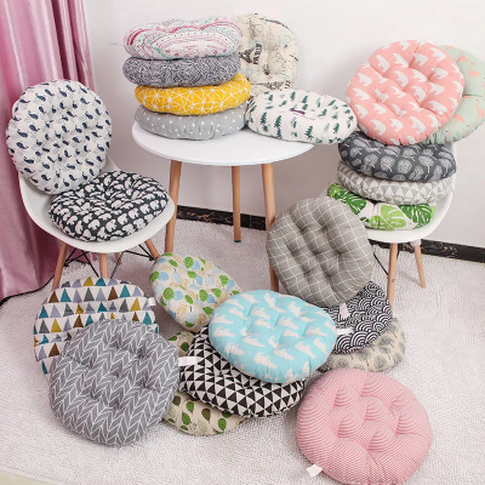40X40CM Multiple Styles Round Cotton Sofa Chairs Seat Cushion Leaf Printed Non-slip Seat Dining Chair Pads Coussin Floor Pillow
40X40CM Multiple Styles Round Cotton Sofa Chairs Seat Cushion Leaf Printed Non-slip Seat Dining Chair Pads Coussin Floor Pillow