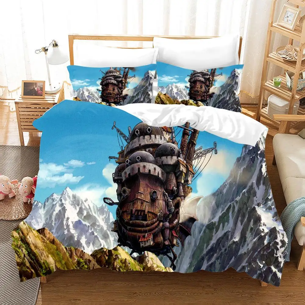 Howl's Moving Castle Sophie Bed Cover Mountain 3D Print Microfiber Soft Luxury Quilt Cover Pillowcase 2/3 Piece Anime Bedding
Howl's Moving Castle Sophie Bed Cover Mountain 3D Print Microfiber Soft Luxury Quilt Cover Pillowcase 2/3 Piece Anime Bedding