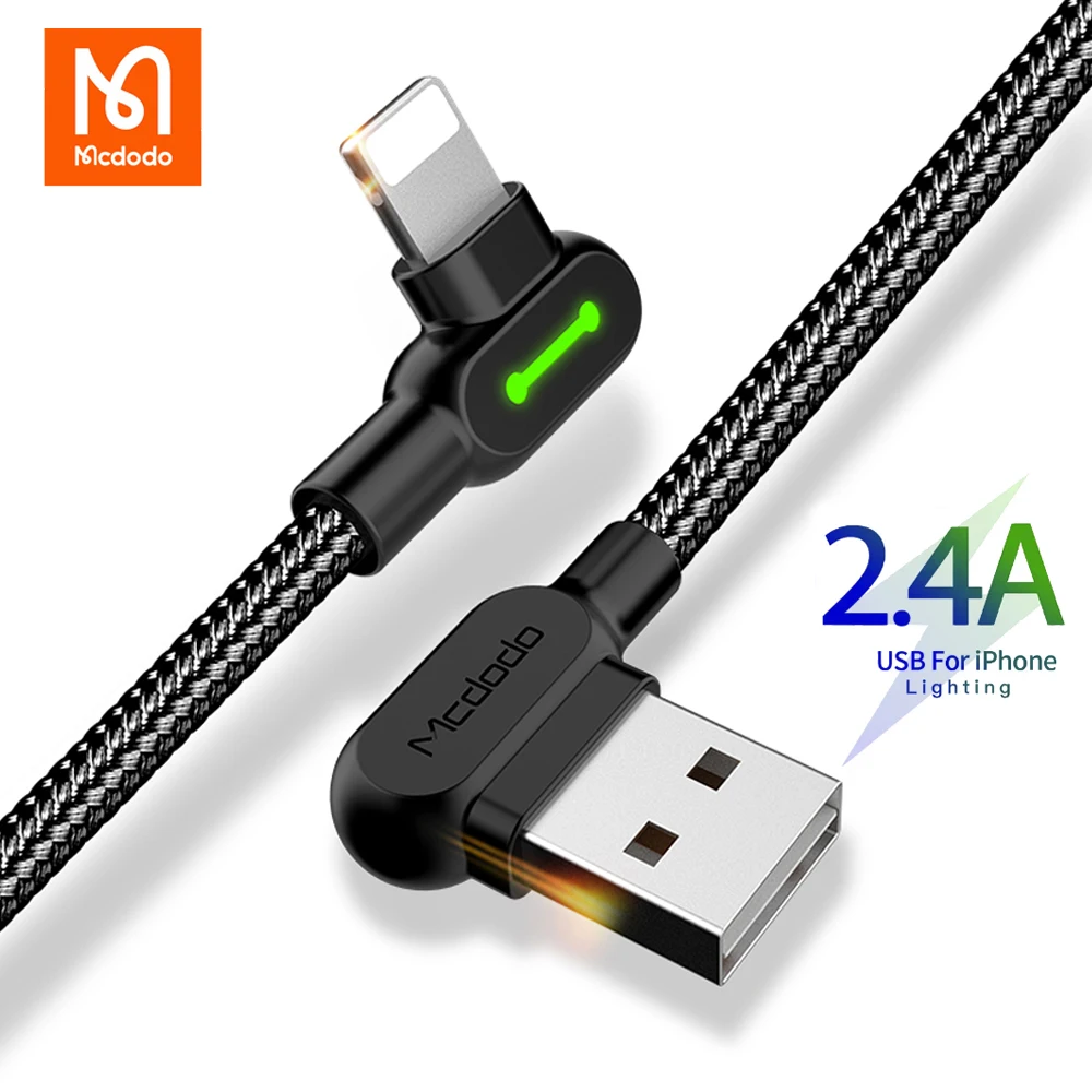 Mcdodo USB Cable 2.4A Fast Charging Charger For iPhone 13 12 11 Pro Max Xs Xr X 8 7 6s 6 Plus iPad Air mini Lighting Data Cord
Mcdodo USB Cable 2.4A Fast Charging Charger For iPhone 13 12 11 Pro Max Xs Xr X 8 7 6s 6 Plus iPad Air mini Lighting Data Cord