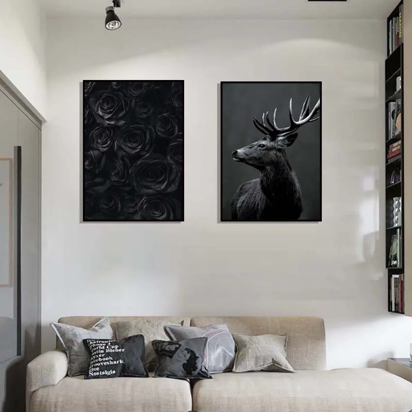 Scandinavian Black White Poster Nordic Canvas Wall Art Print Elk Painting Decorative Picture Flower Rose Home Decoration
Scandinavian Black White Poster Nordic Canvas Wall Art Print Elk Painting Decorative Picture Flower Rose Home Decoration