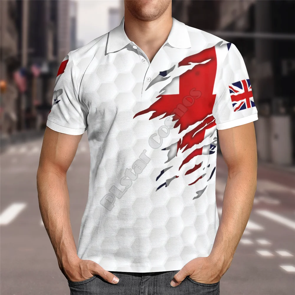 

Hawaii Polo Shirt United Kingdom Flag 3D All over print Polo Shirt Men for Women Short Sleeve Summer T-shirt